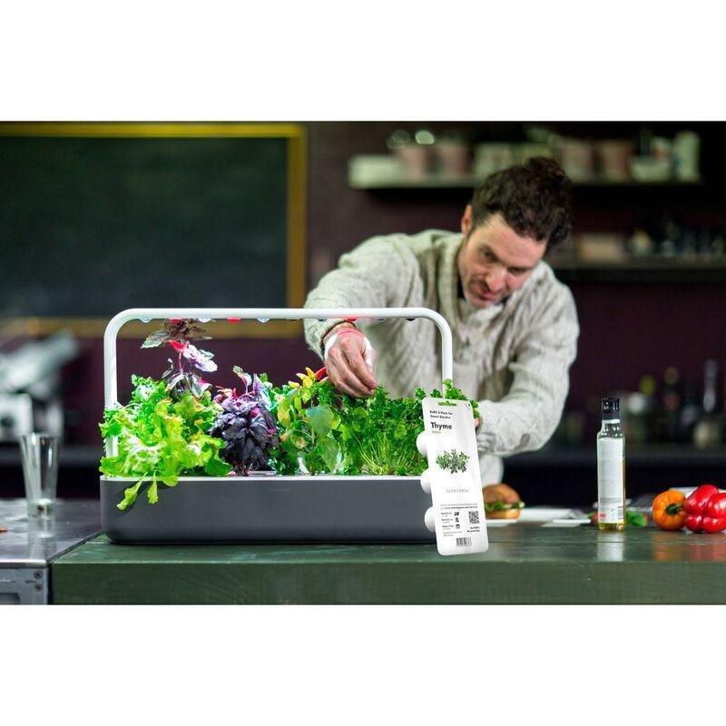 Click & Grow Indoor Smart Garden 9 & Thyme Plant Pods - Grey (Pack of 3), , large image number 1
