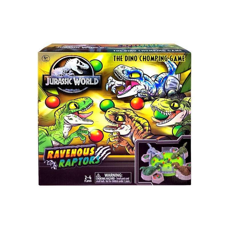 Jurassic World Ravenous Raptors The Dino Chomping Game, , large image number 0