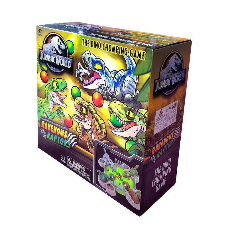 Jurassic World Ravenous Raptors The Dino Chomping Game, , large image number 1