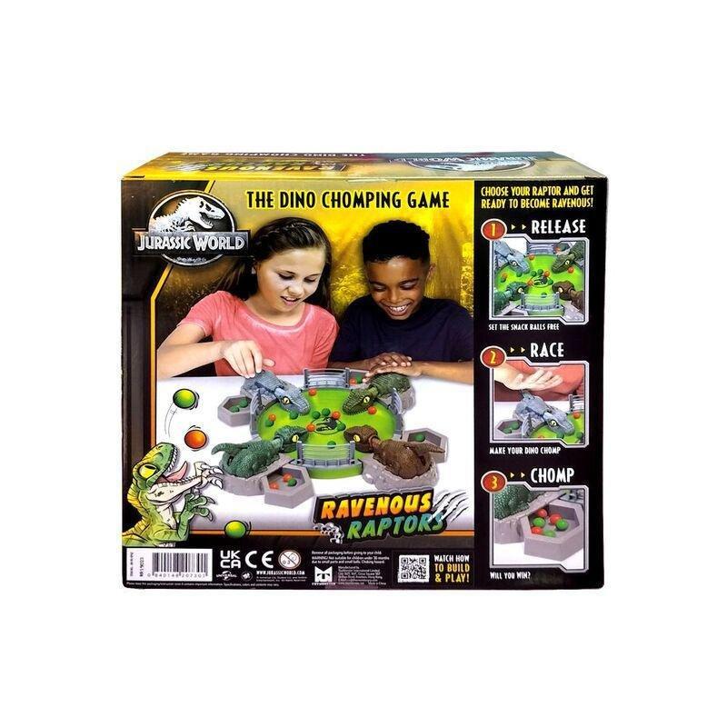 Jurassic World Ravenous Raptors The Dino Chomping Game, , large image number 2