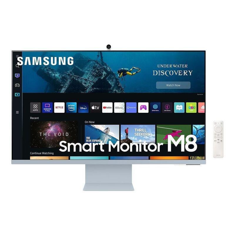 Samsung 32" UHD Monitor With Smart TV Experience And Iconic Slim Design - Daylight Blue, , large image number 0