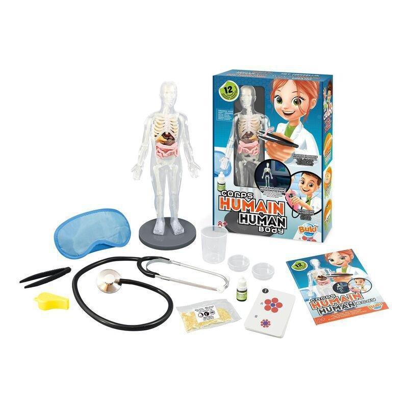 Buki France Human Body 12 Experiments Science Kit, , large image number 1