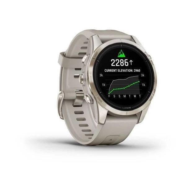Garmin epix Pro (Gen 2) - Sapphire Edition Smartwatch - Soft Gold with Light Sand Band (42mm), , large image number 1