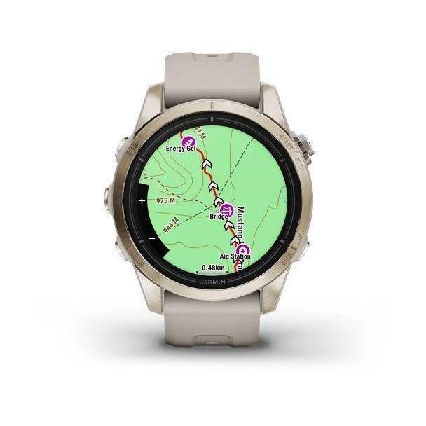 Garmin epix Pro (Gen 2) - Sapphire Edition Smartwatch - Soft Gold with Light Sand Band (42mm), , large image number 2