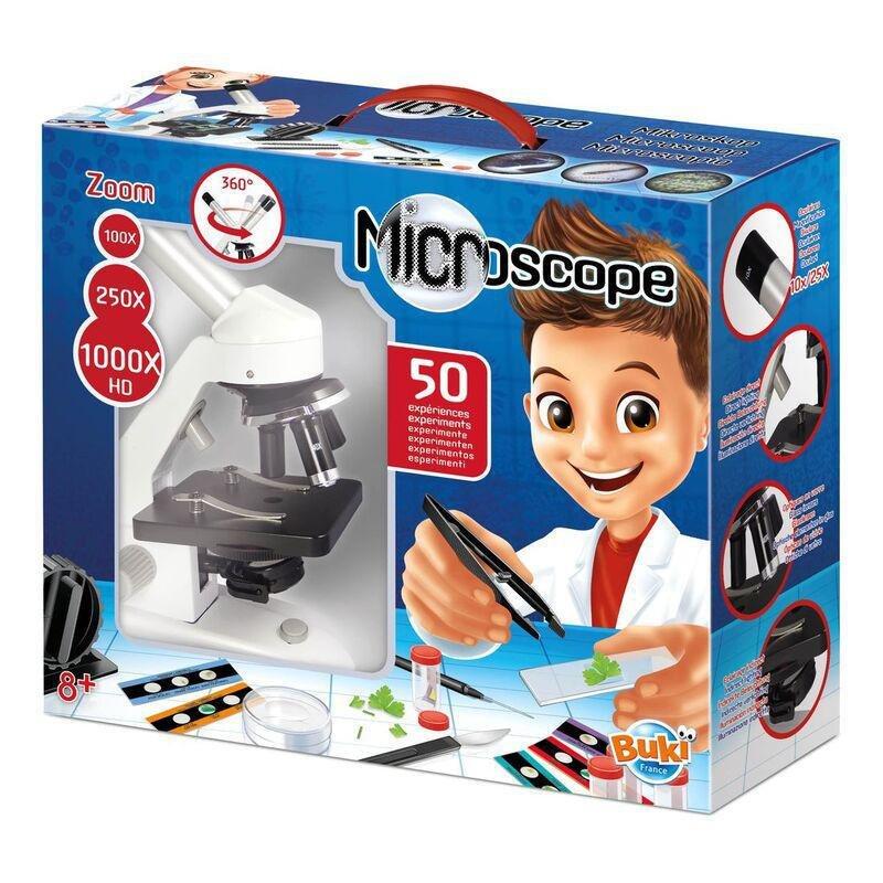 Buki France Microscope 50 Experiments Science Kit, , medium