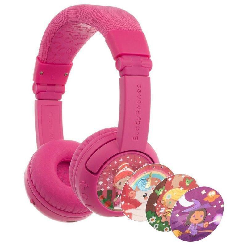 Buddyphones Play + Rose Pink Kids Headphones, , medium