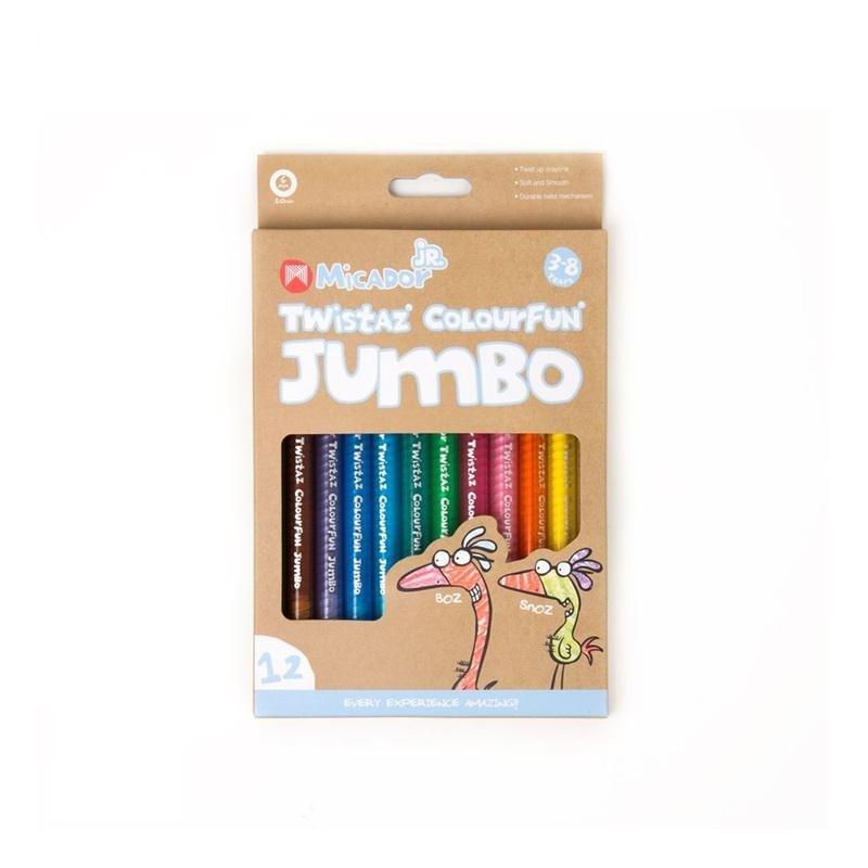 Micador Jr. Twistaz Jumbo Crayons Box (Set Of 12), , large image number 0