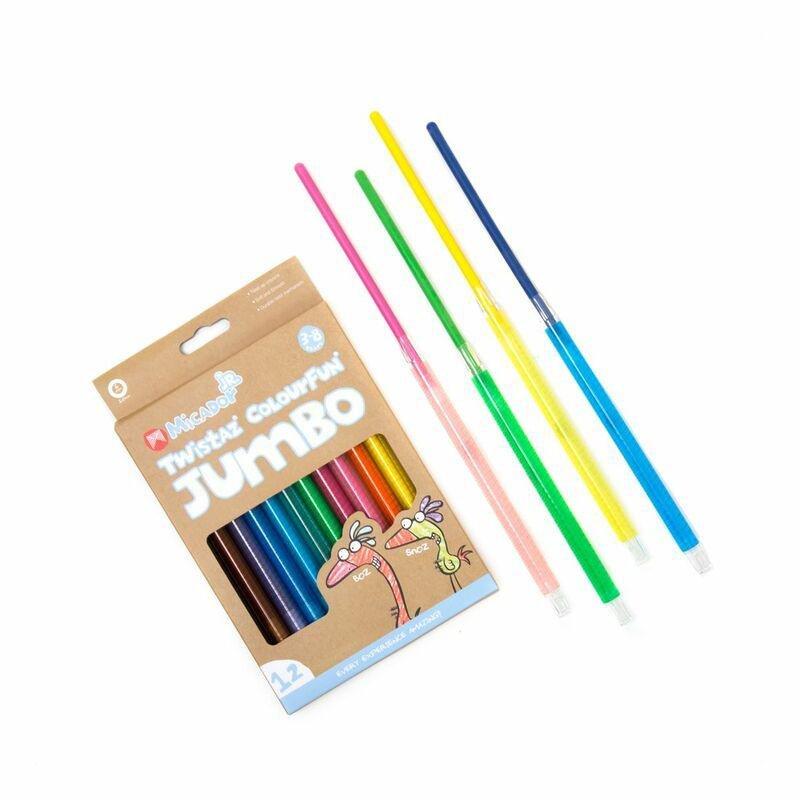 Micador Jr. Twistaz Jumbo Crayons Box (Set Of 12), , large image number 1
