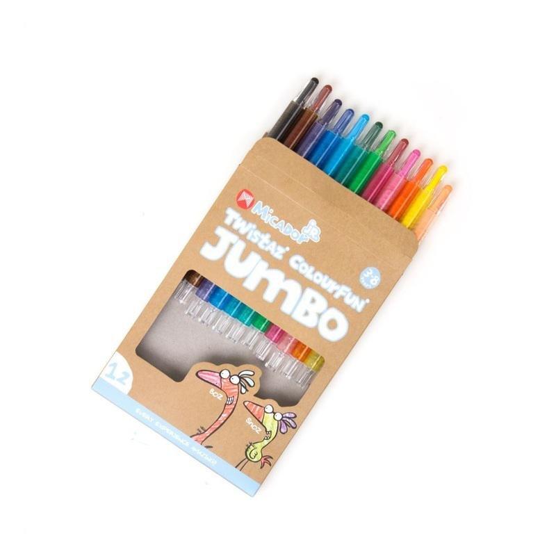 Micador Jr. Twistaz Jumbo Crayons Box (Set Of 12), , large image number 4
