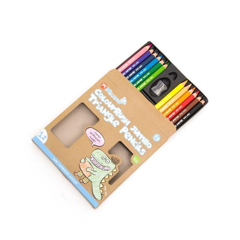 Micador Jr. Colourush Jumbo Triangle Pencils FSC 100&#37; (Set Of 12), , large image number 2