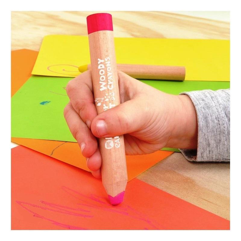 Micador Early Start Woody Crayons FSC 100&#37; (Set Of 6), , large image number 1