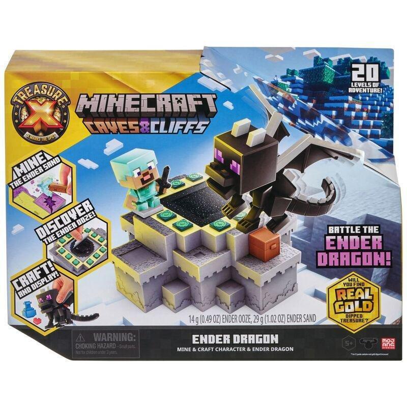 Treasure X Minecraft Caves & Cliffs Ender Dragon Playset, , large image number 1