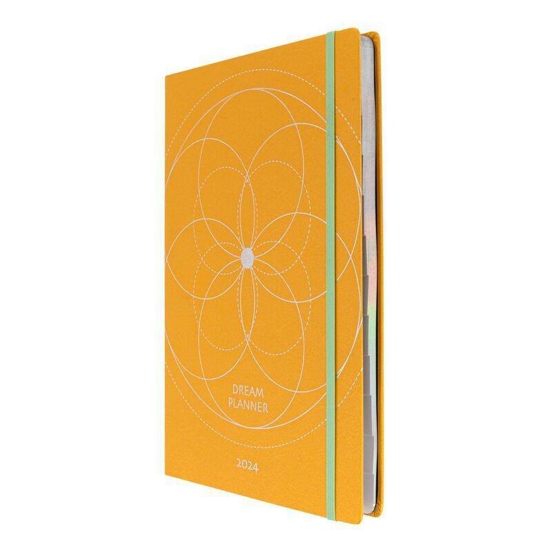Collins Debden Dream Planner Calendar Year 2024 B5 Week-To-View Journal - Sunshine Yellow, , medium