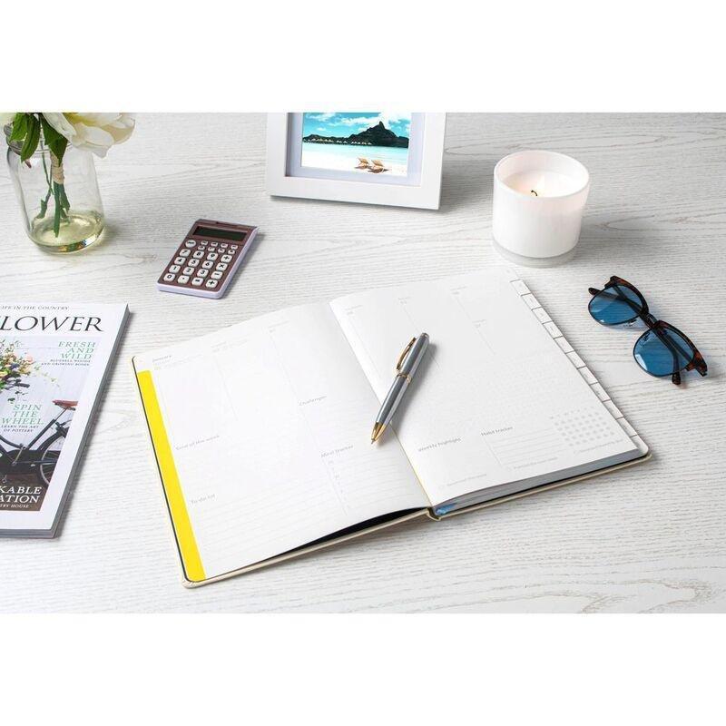 Collins Debden Dream Planner Calendar Year 2024 B5 Week-To-View Journal - Sunshine Yellow, , large image number 2