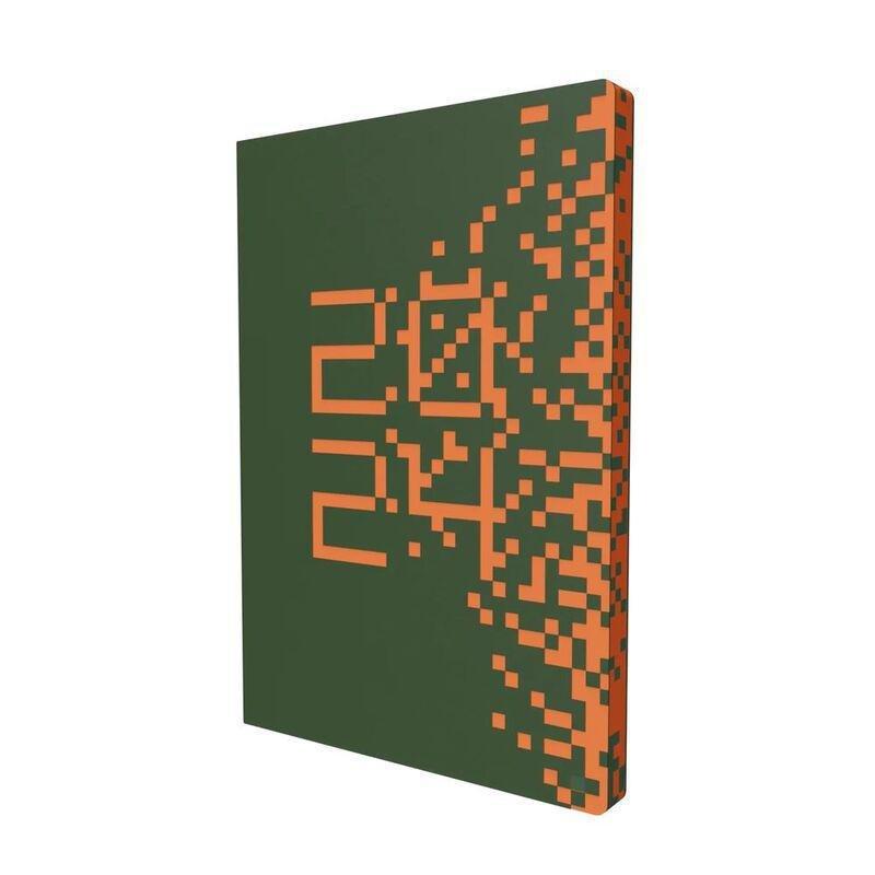 Collins Debden Coda Calendar Year 2024 A5 Week-To-View Diary - Green, , medium