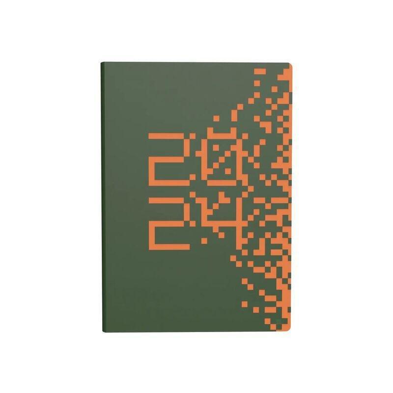 Collins Debden Coda Calendar Year 2024 A5 Week-To-View Diary - Green, , large image number 1