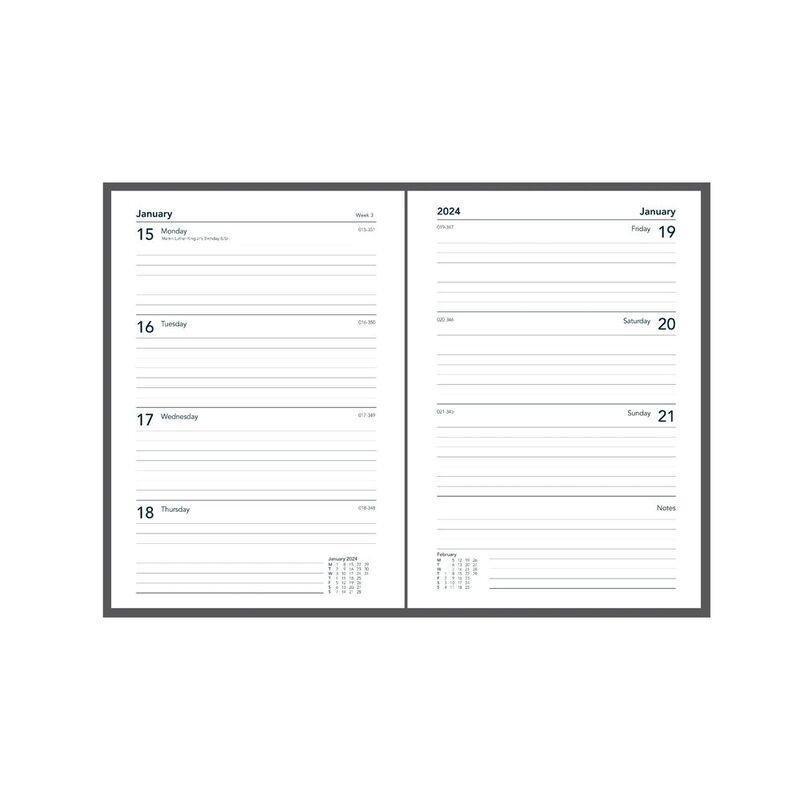 Collins Debden Coda Calendar Year 2024 A5 Week-To-View Diary - Green, , large image number 2