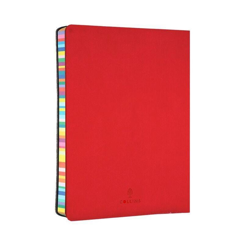 Collins Debden Edge Calendar Year 2024 A5 Day-To-Page Planner (With Appointments) - Red, , large image number 1