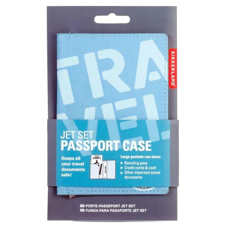 Kikkerland Passport Cover - Blue, , large image number 0