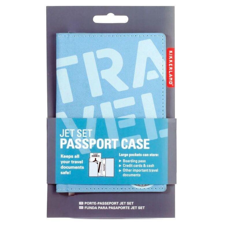 KIKKERLAND - Kikkerland Passport Cover - Blue