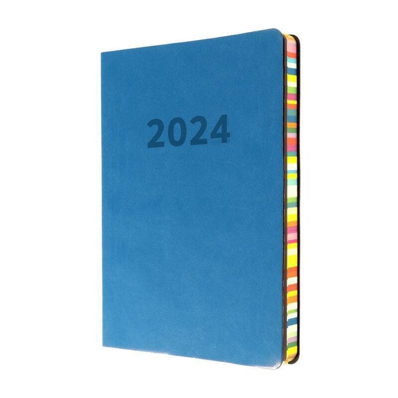 Collins Debden Edge Calendar Year 2024 A5 Week-To-View Planner - Light Blue, , medium