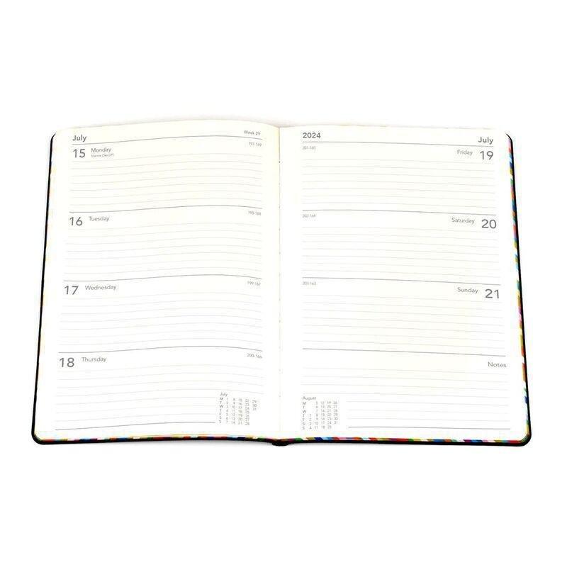 Collins Debden Edge Calendar Year 2024 A5 Week-To-View Planner - Light Blue, , large image number 2