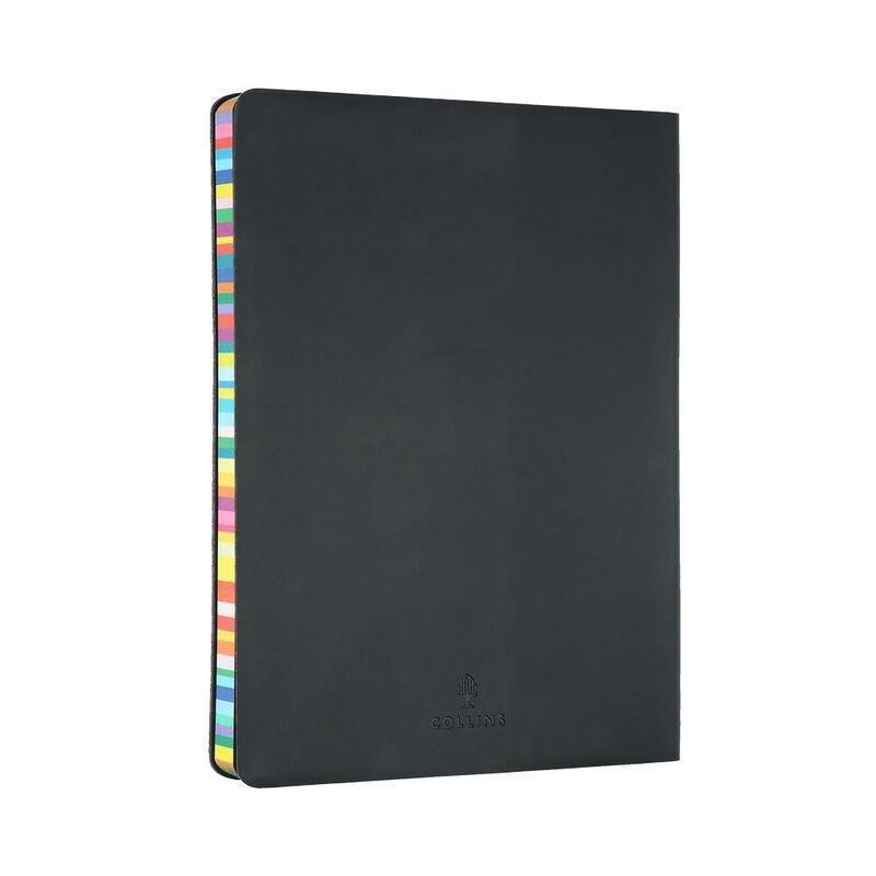 Collins Debden Edge Calendar Year 2024 A5 Week-To-View Planner - Charcoal, , large image number 1