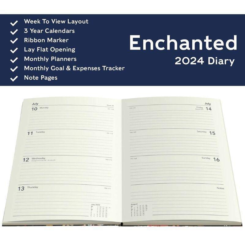 Collins Debden Delta Calendar Year 2024 A5 Week-To-View Diary - Light Blue, , large image number 2