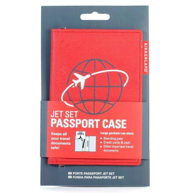 Kikkerland Passport Cover - Red, , large image number 0