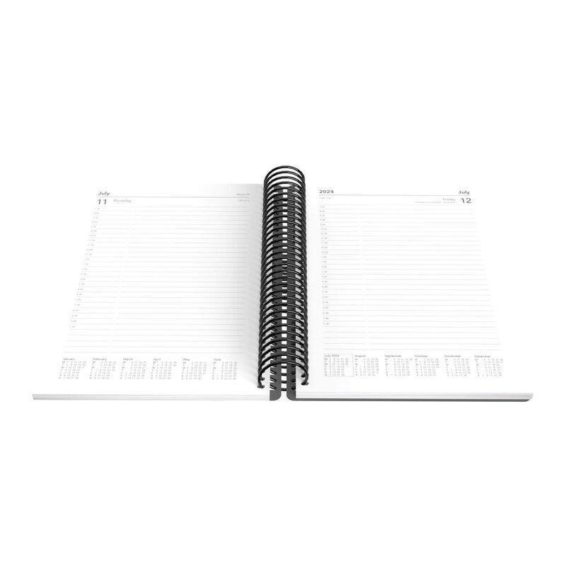 Collins Debden Delta Calendar Year 2024 A5 Day-To-Page Diary (With Appointments) - Orange, , large image number 2