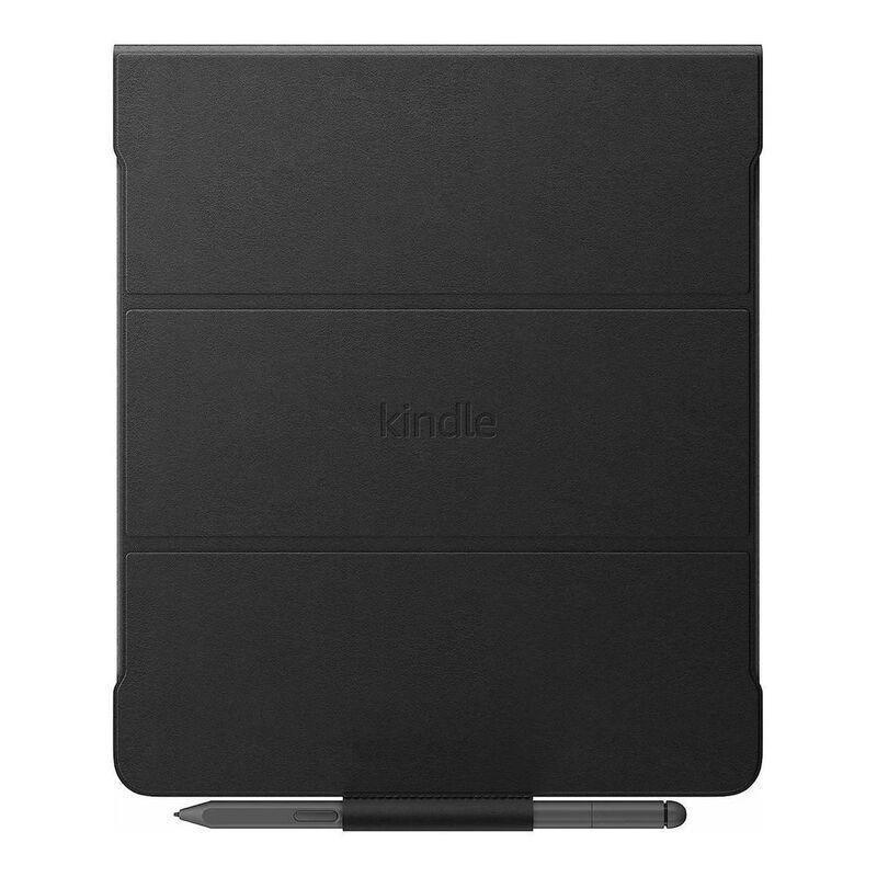 Amazon Kindle Scribe E-Reader 10.2-Inch Display with Basic Pen 16GB - Grey + Leather Folio Cover with Magnetic Attach - Black, , large image number 3