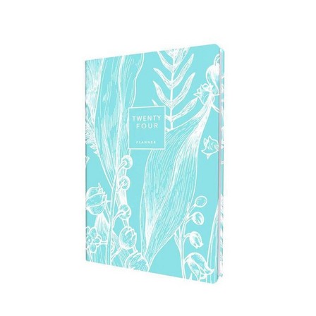 COLLINS DEBDEN - Collins Debden Tara Calendar Year 2024 A5 Day-To-Page Journal (With Appointments) - Teal