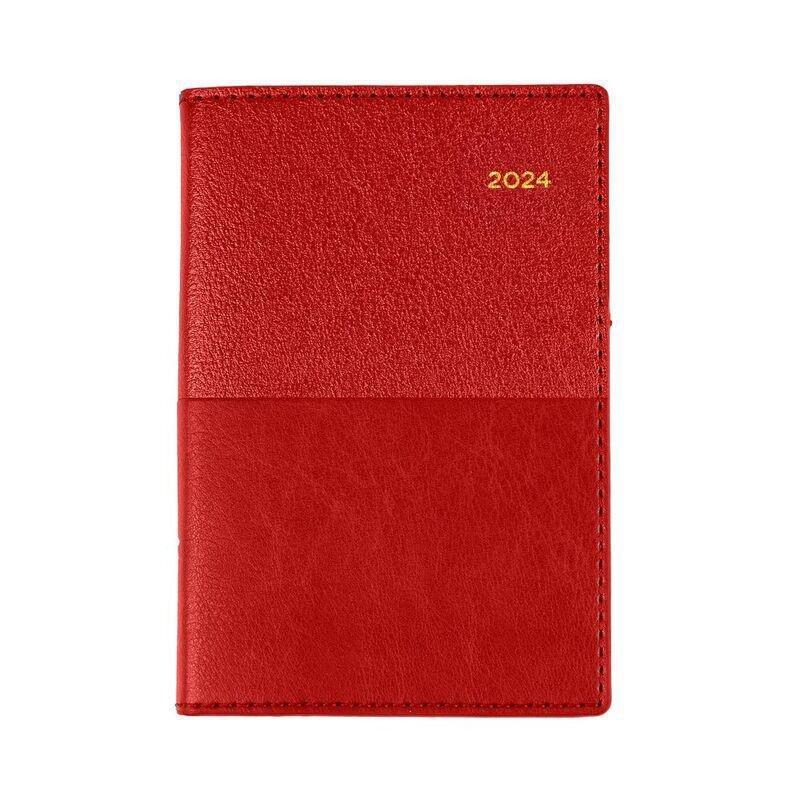 Collins Debden Valour Calendar Year 2024 Pocket Week-To-View Diary - Red, , medium