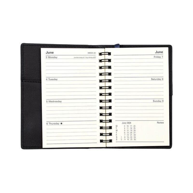 Collins Debden Valour Calendar Year 2024 Pocket Week-To-View Diary - Red, , large image number 2