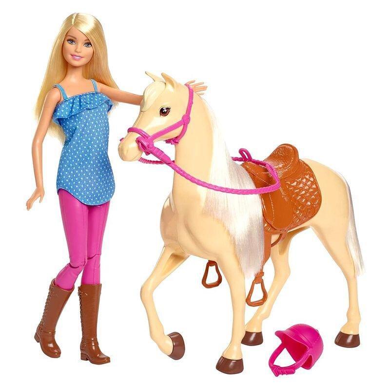 Barbie Doll & Horse Set - Blonde, , large image number 0