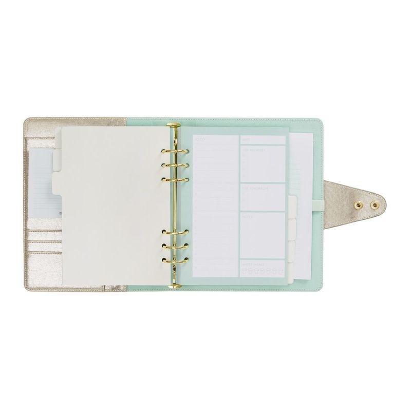 kikki.K Pu Leather Personal Planner Large She Shines Gold Shimmer, , large image number 1