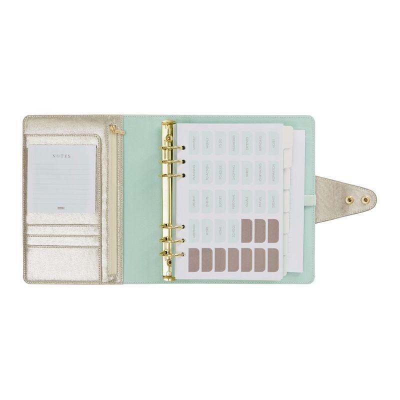kikki.K Pu Leather Personal Planner Large She Shines Gold Shimmer, , large image number 3
