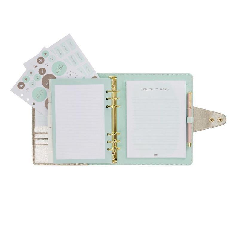 kikki.K Pu Leather Personal Planner Large She Shines Gold Shimmer, , large image number 4