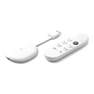 GOOGLE - Google Chromecast with Google TV (HD Version) with Voice Remote - Snow + Wiz Color/Tunable White Smart Bulb A60 9W