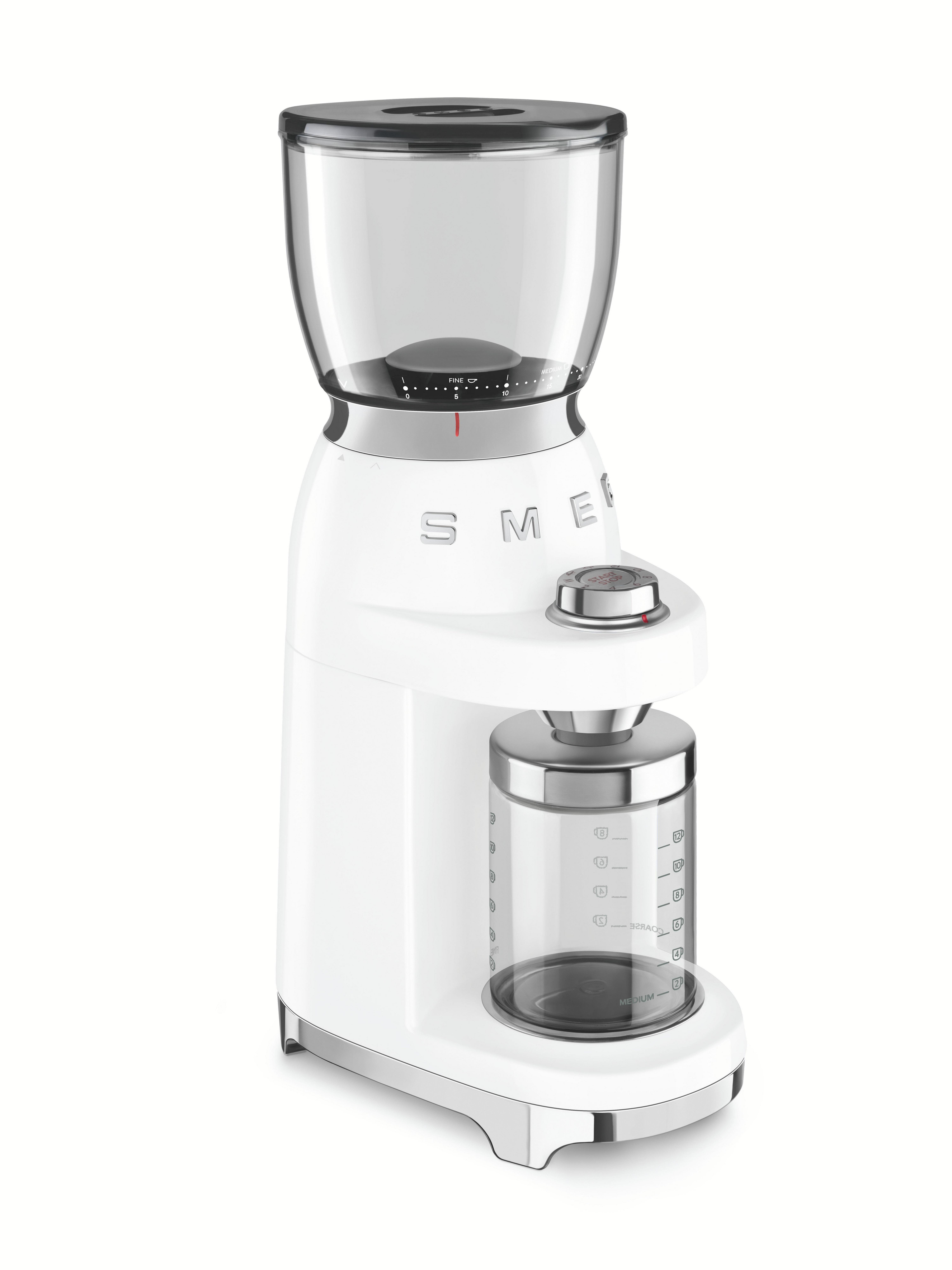 SMEG 50's Retro Style Coffee Grinder 150W - White, , large image number 1