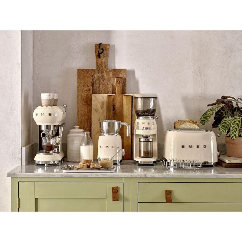 SMEG 50's Retro Style Coffee Grinder 150W - Cream, , large image number 6