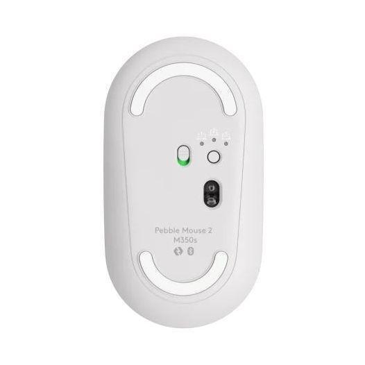Logitech 910-007013 Pebble Mouse 2 M350s Wireless Mouse - Tonal White, , large image number 3
