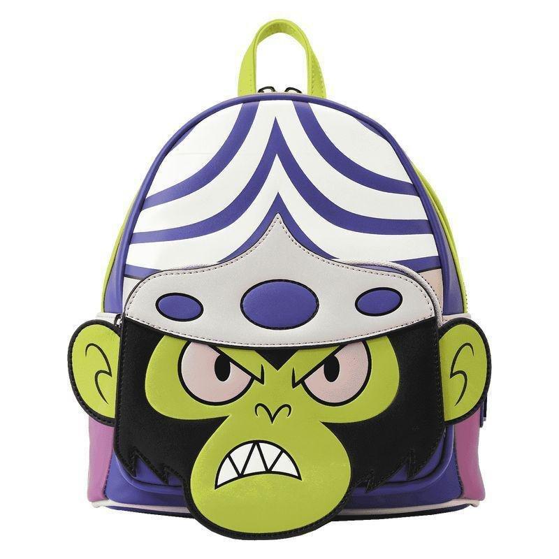 Loungefly! Leather Power Puff Girls Mojo Jojo Cosplay Mini Backpack, , large image number 0