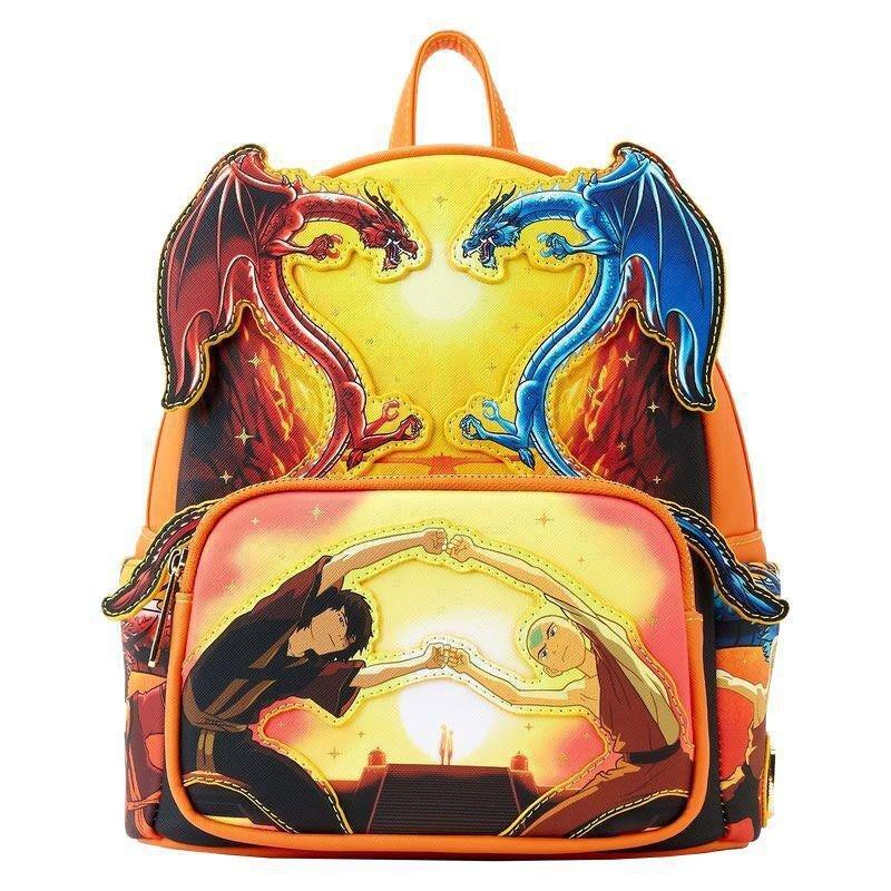Loungefly! Leather Avatar The Last Airbender The Fire Dance Mini Backpack, , large image number 0