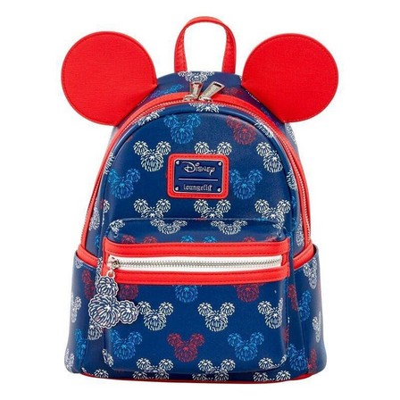 LOUNGEFLY - Loungefly! Leather Disney Patriotic Mickey Mini Backpack
