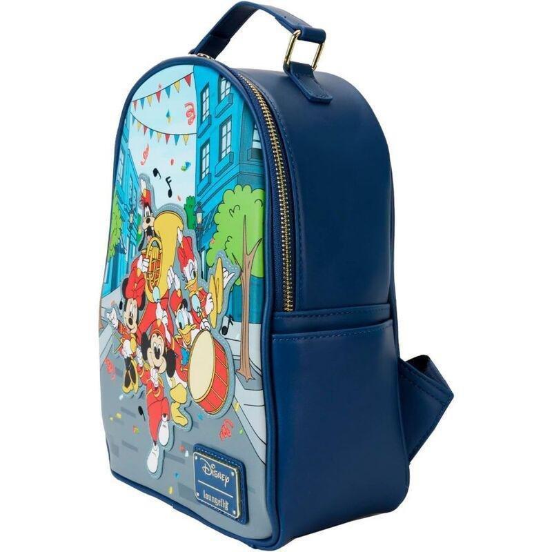 Loungefly! Leather Disney Mickey Marching Band Mini Backpack, , large image number 2
