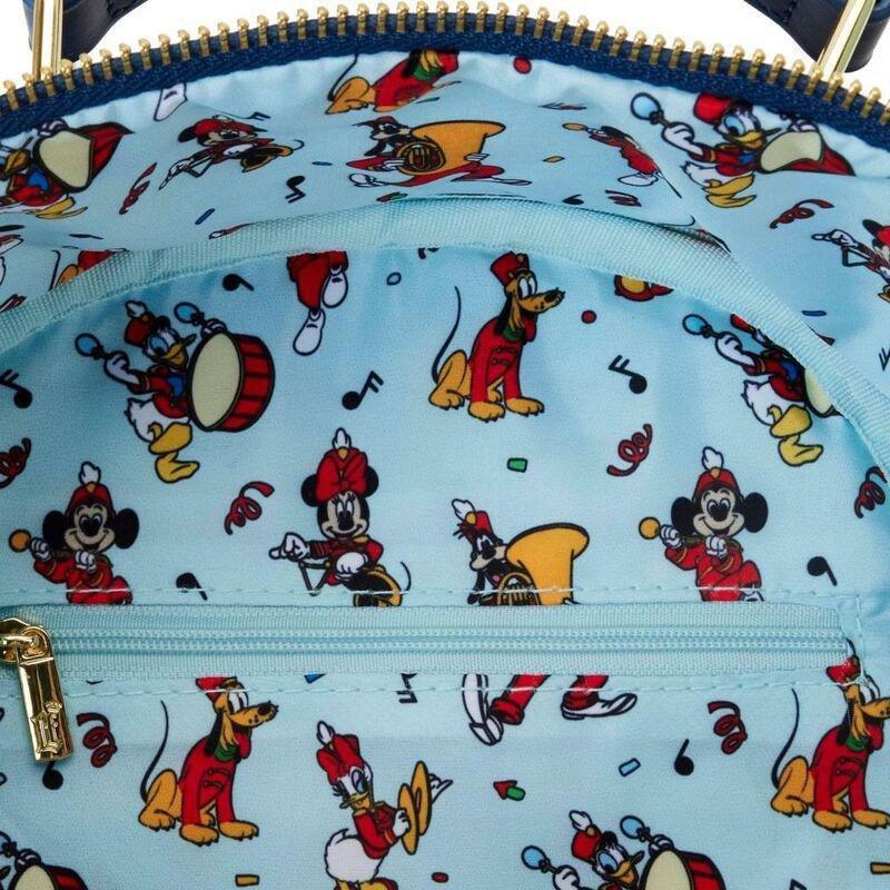 Loungefly! Leather Disney Mickey Marching Band Mini Backpack, , large image number 3