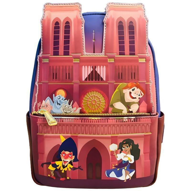 Loungefly! Leather Disney Notre Dame Mini Backpack, , large image number 0