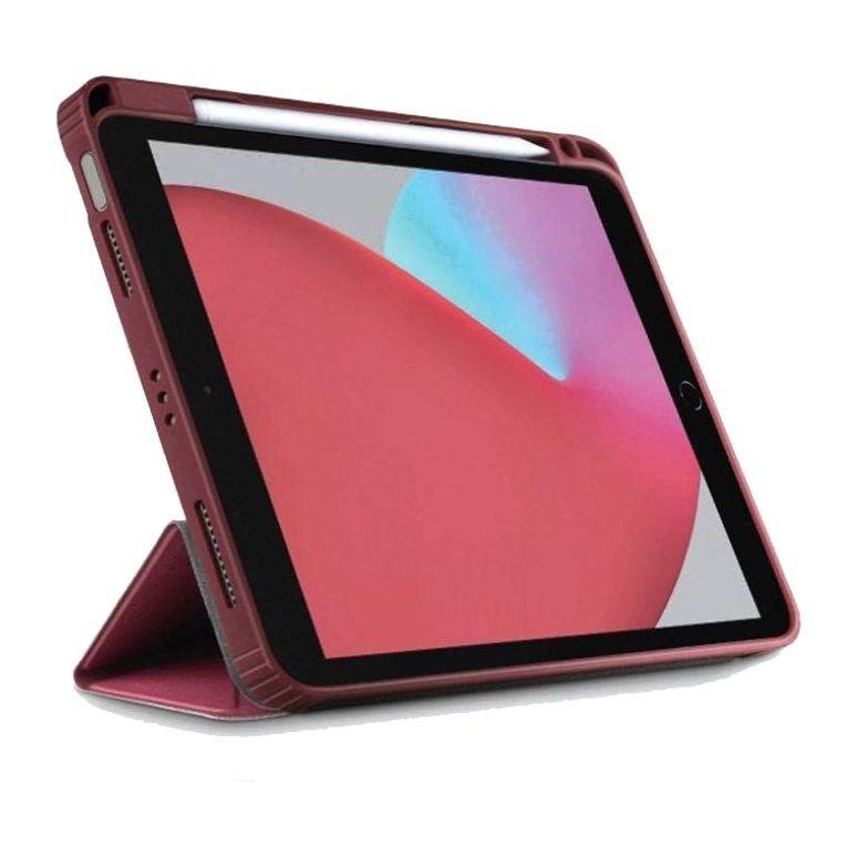 UNIQ Moven Case for New iPad 10.2 Antimicrobial Burgundy, , medium