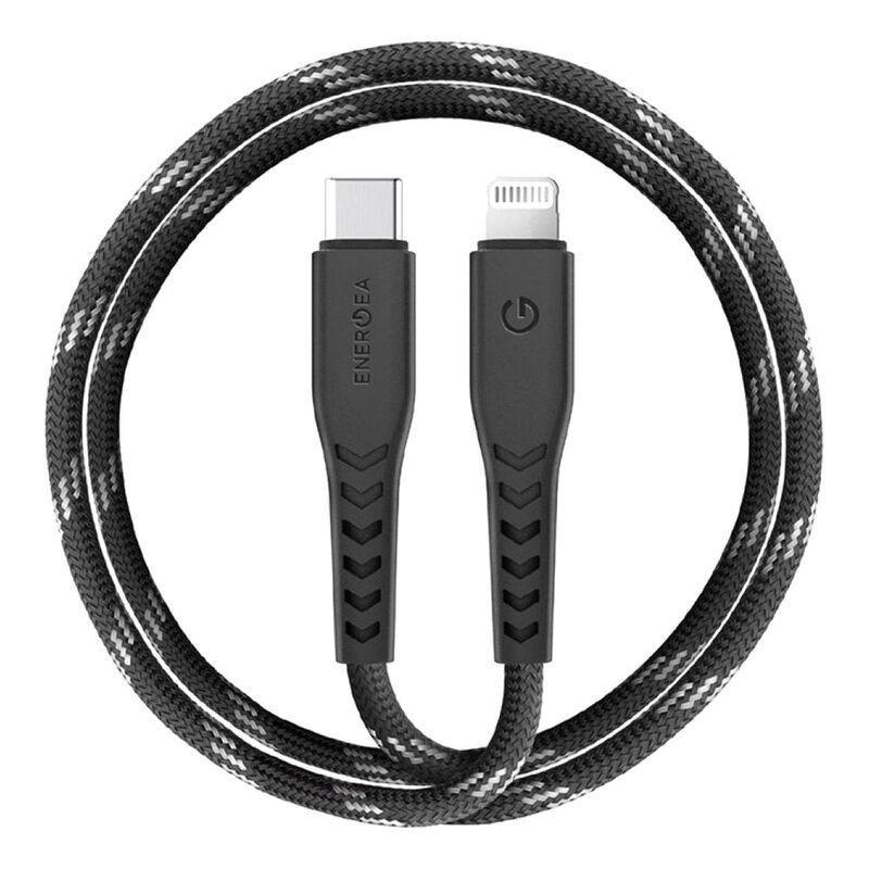 Energea Nyloflex USB-C to Lightning Cable MFI 1.5M Black, , large image number 0